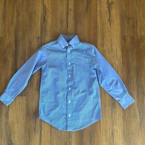 Class club brand, blue plaid shirt, boys size 8